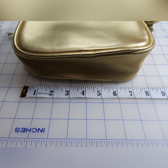 Vintage Tianni Braided Metallic Crossbody Purse in Gold - Picture 8 of 9